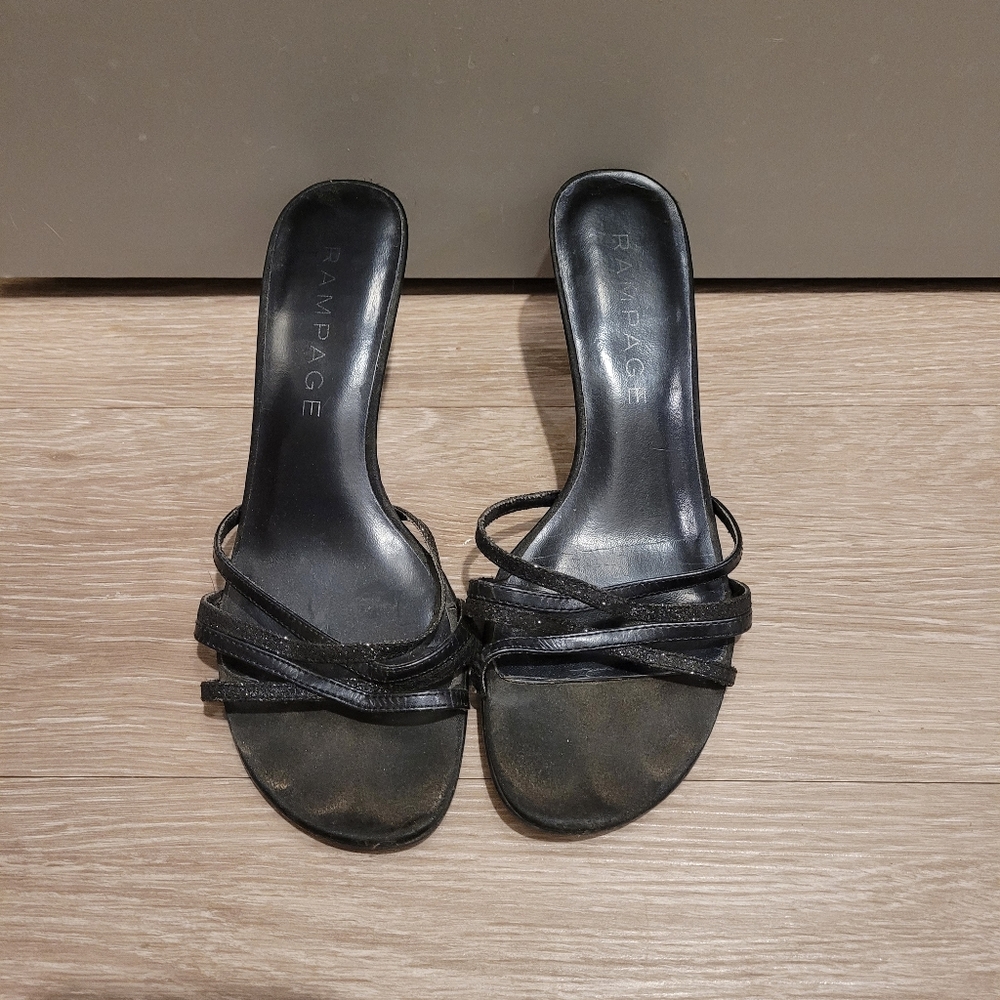Rampage black heels
